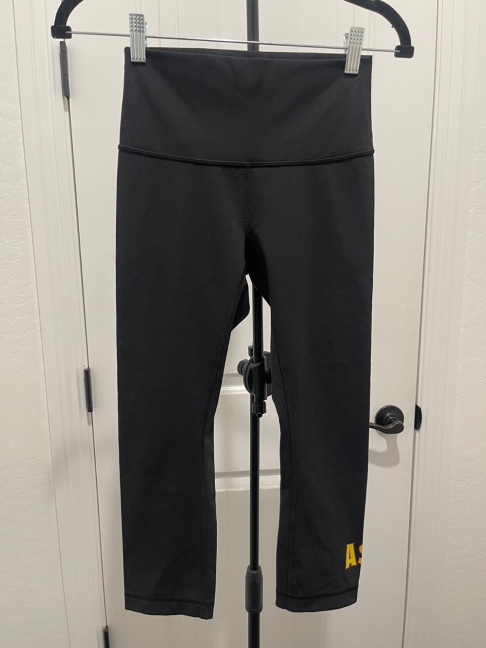Lululemon ASU Align high-rise cropped Active Leggings in Black Workout Gym Sz 4 - Picture 2 of 12
